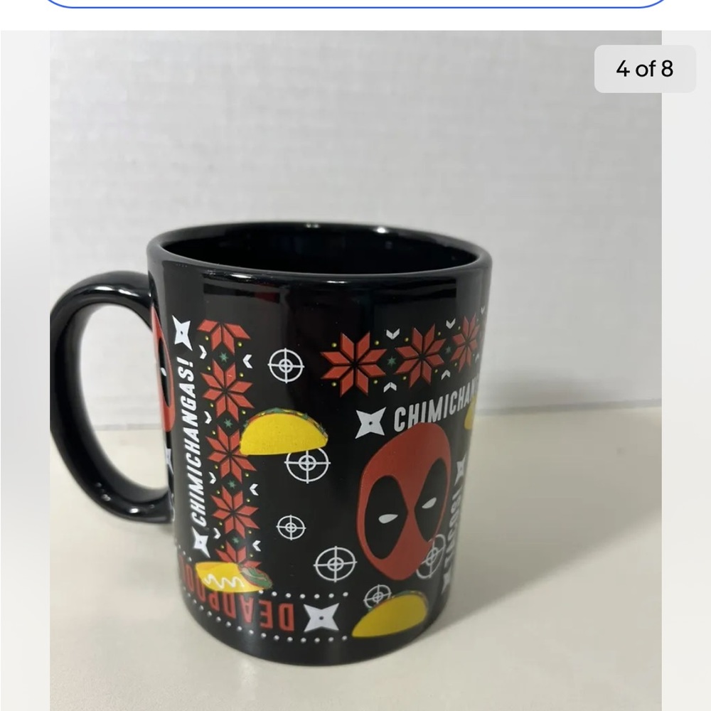 Marvel Dead Pool Mug & Samurai Ninja Figures